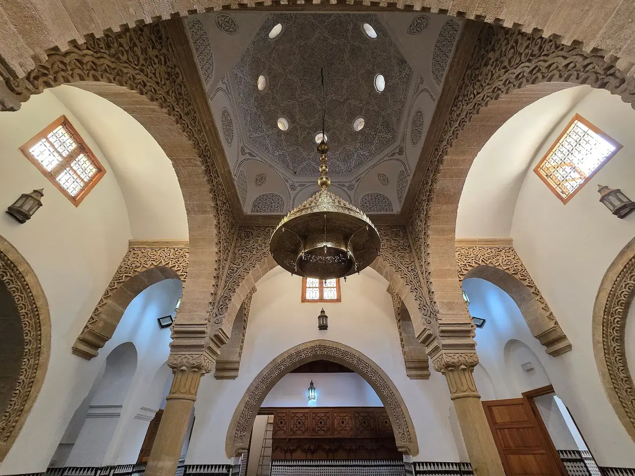 The domed hall of a restored hammam