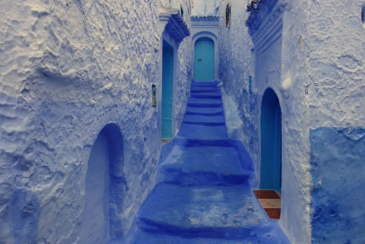 Blue-washed lanes of Chefchaouen