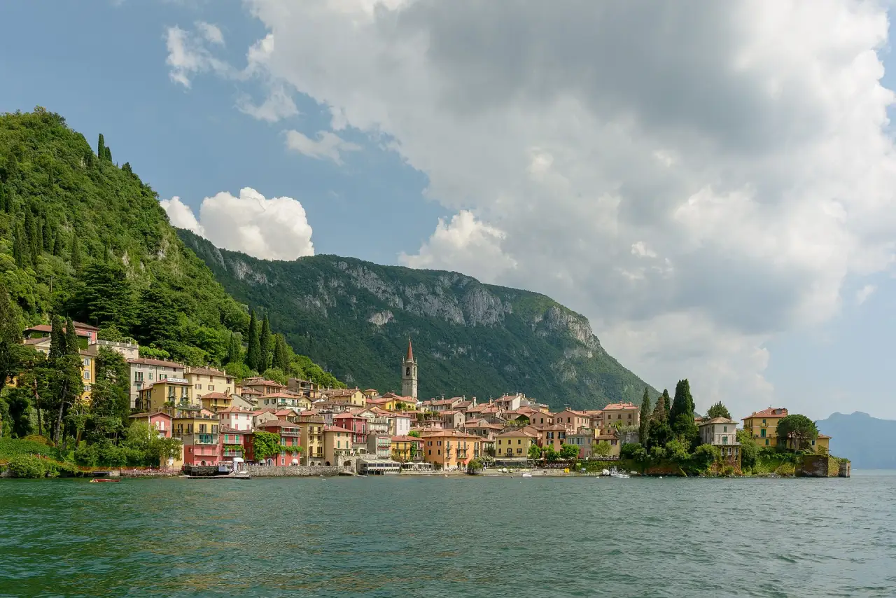 The village of Varenna on Lake Como