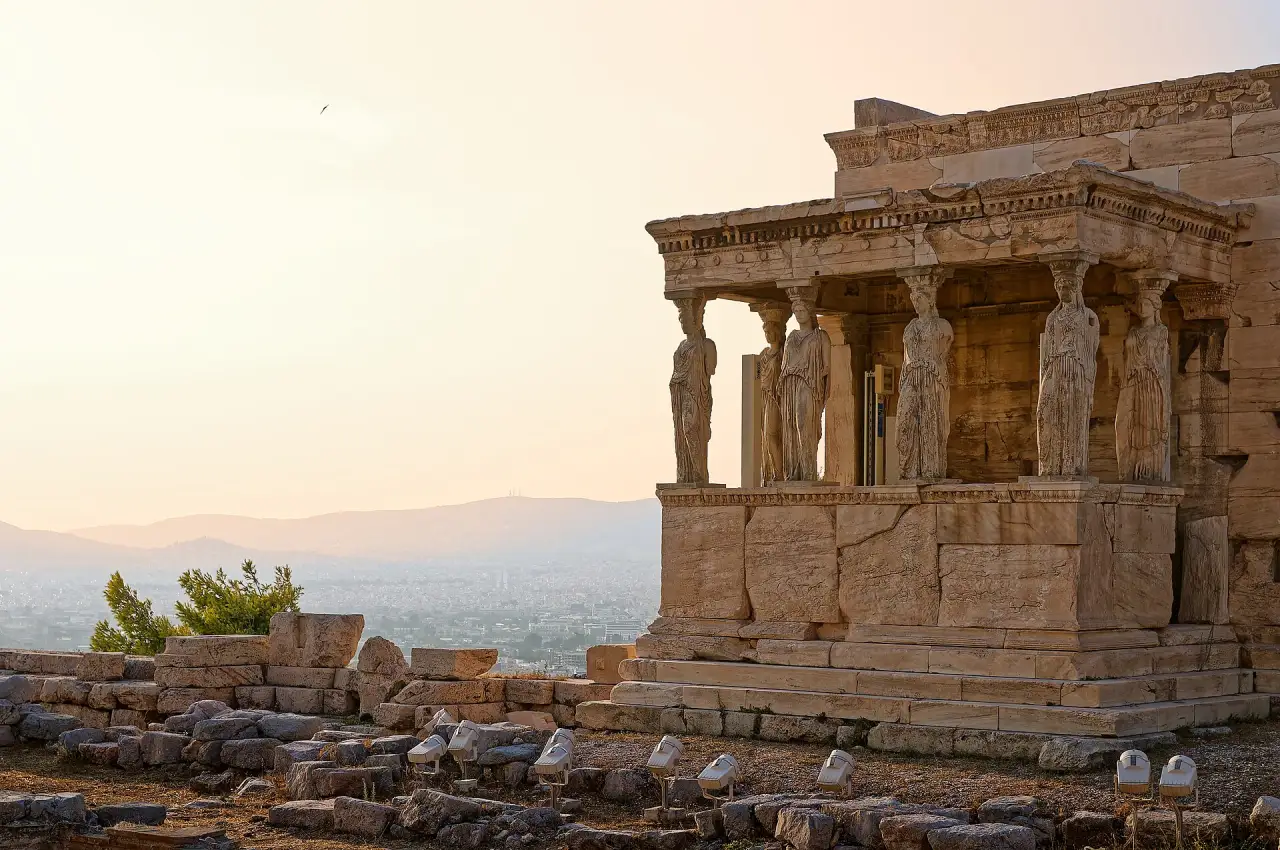 The Caryatid porch of the Erechtheion, Acropolis