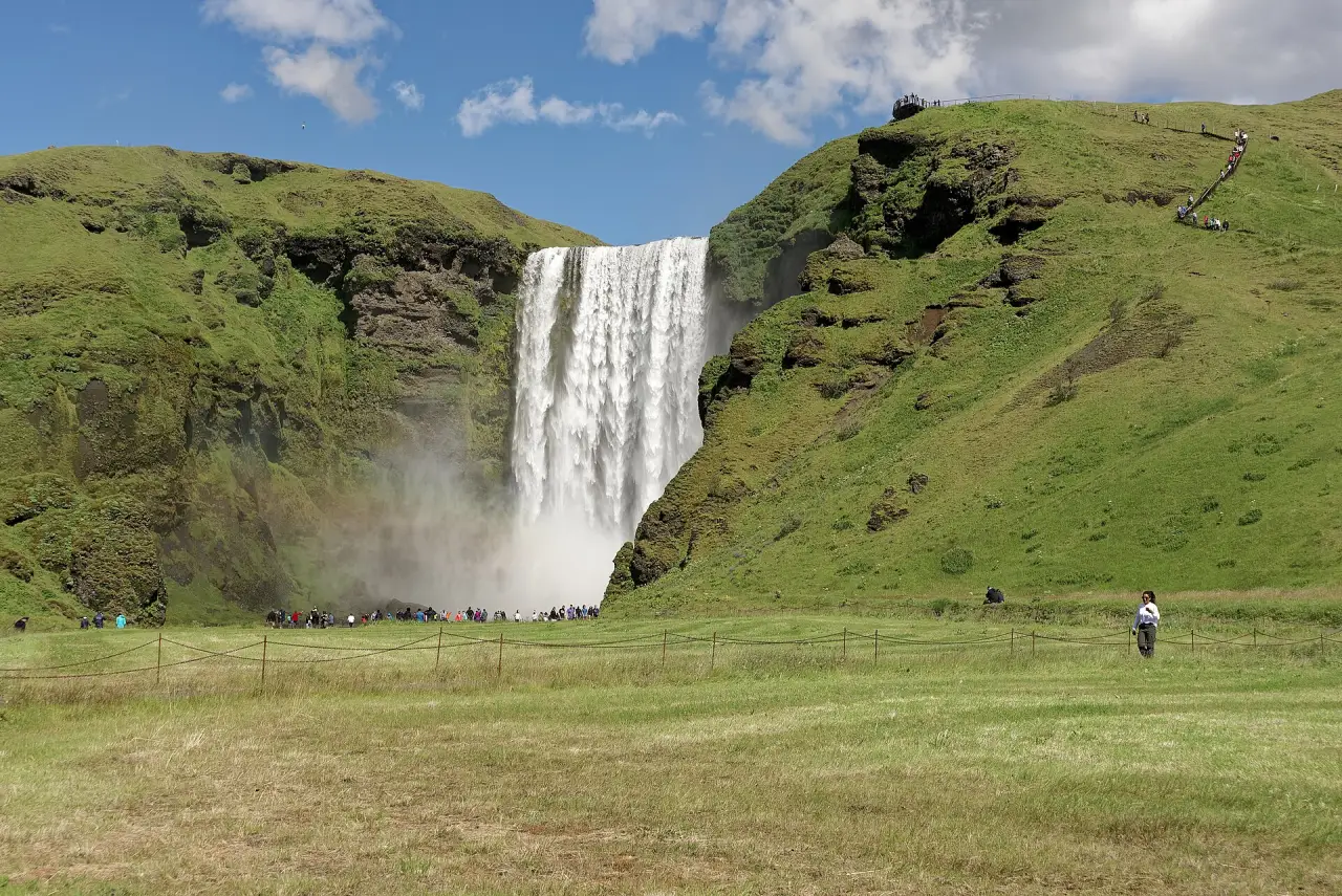 Waterfalls and Black Sand, Iceland's South Coast