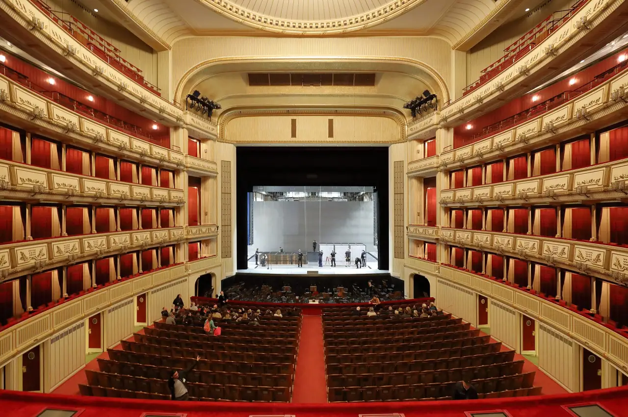 The auditorium of the Vienna State Opera
