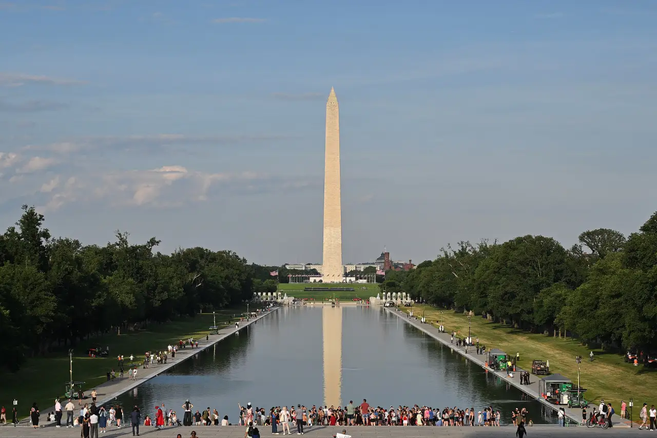The Washington Monument and Reflecting Pool
