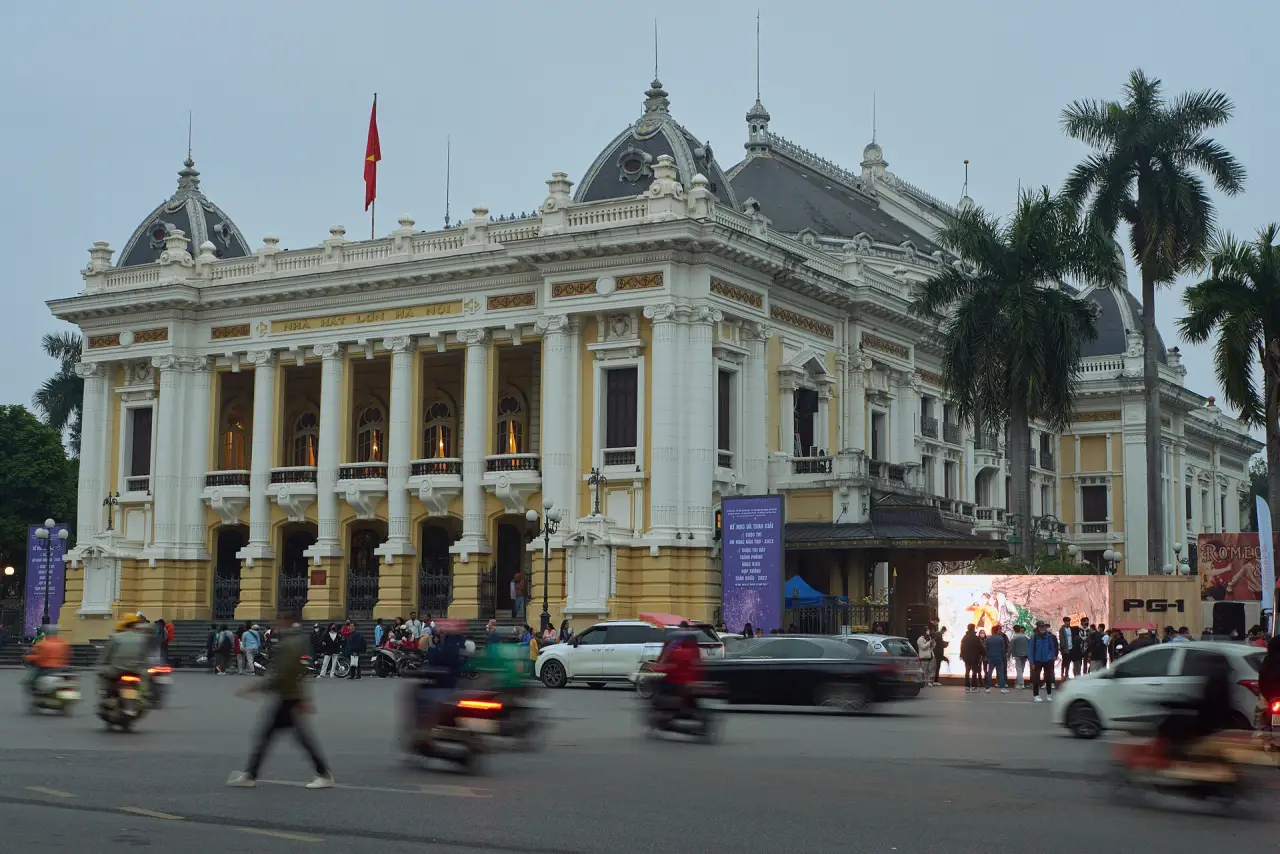 Hanoi Opera House in the French Quarter Hanoi Opera House in the French Quarter