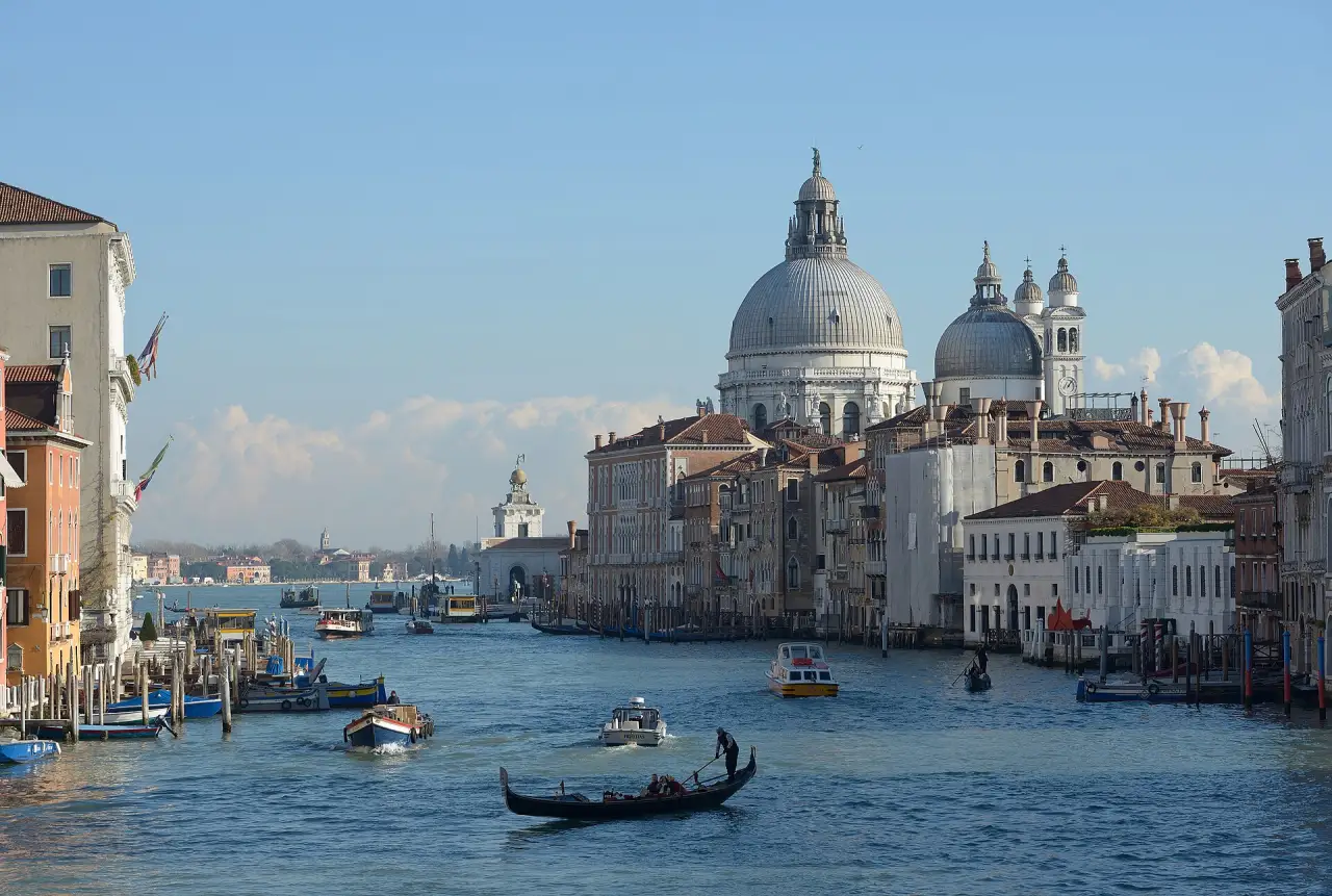 The Grand Canal and Santa Maria della Salute, Venice