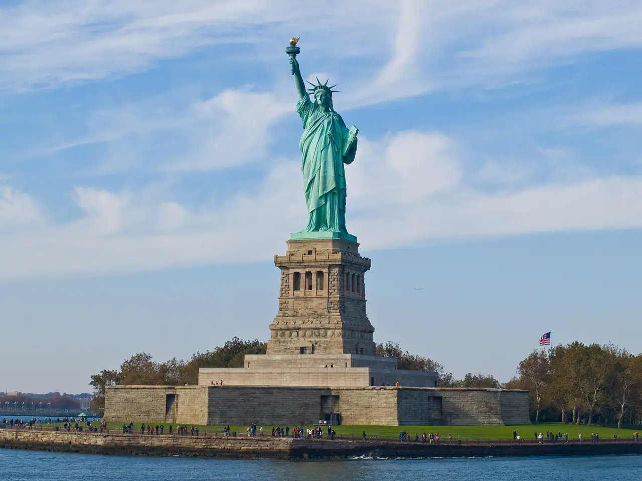 Downtown, the Memorial and the Harbour, New York