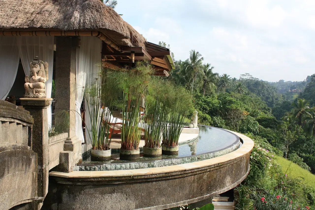 Private pool villa above the Petanu river valley, Ubud Private pool villa above the Petanu river valley, Ubud