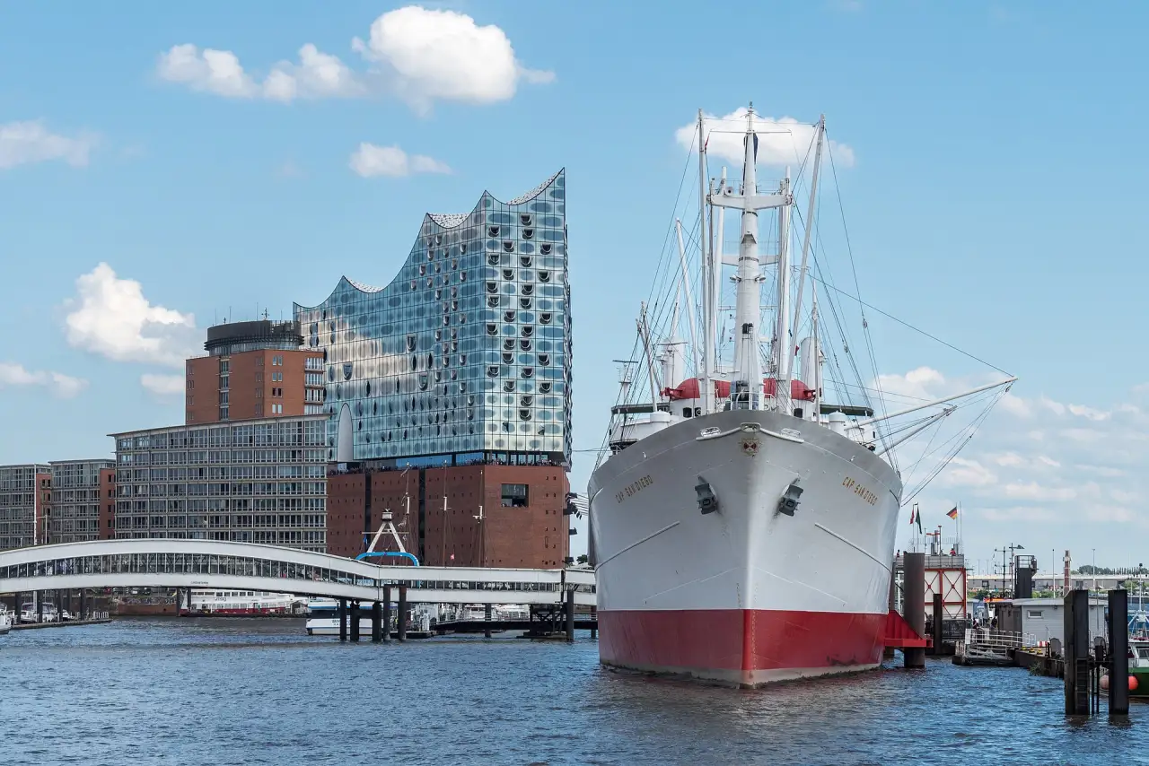 The Elbphilharmonie concert hall on Hamburg's harbour The Elbphilharmonie concert hall on Hamburg's harbour