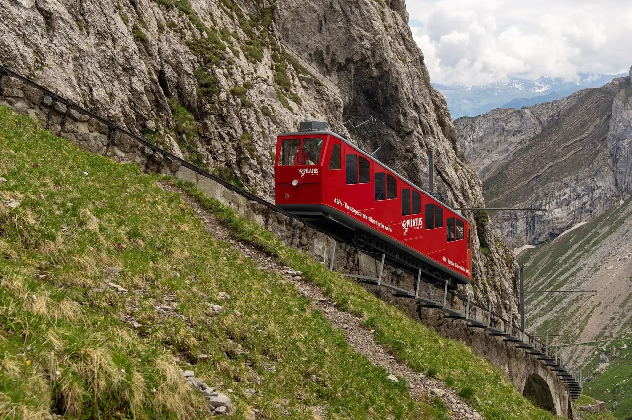 Mount Pilatus - World's Steepest Cogwheel Railway