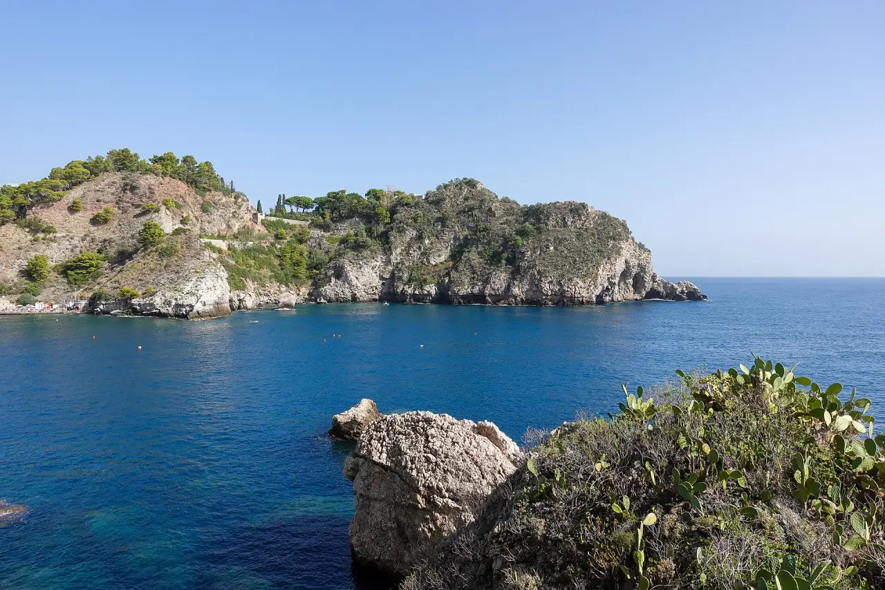 Isola Bella below Taormina, Sicily