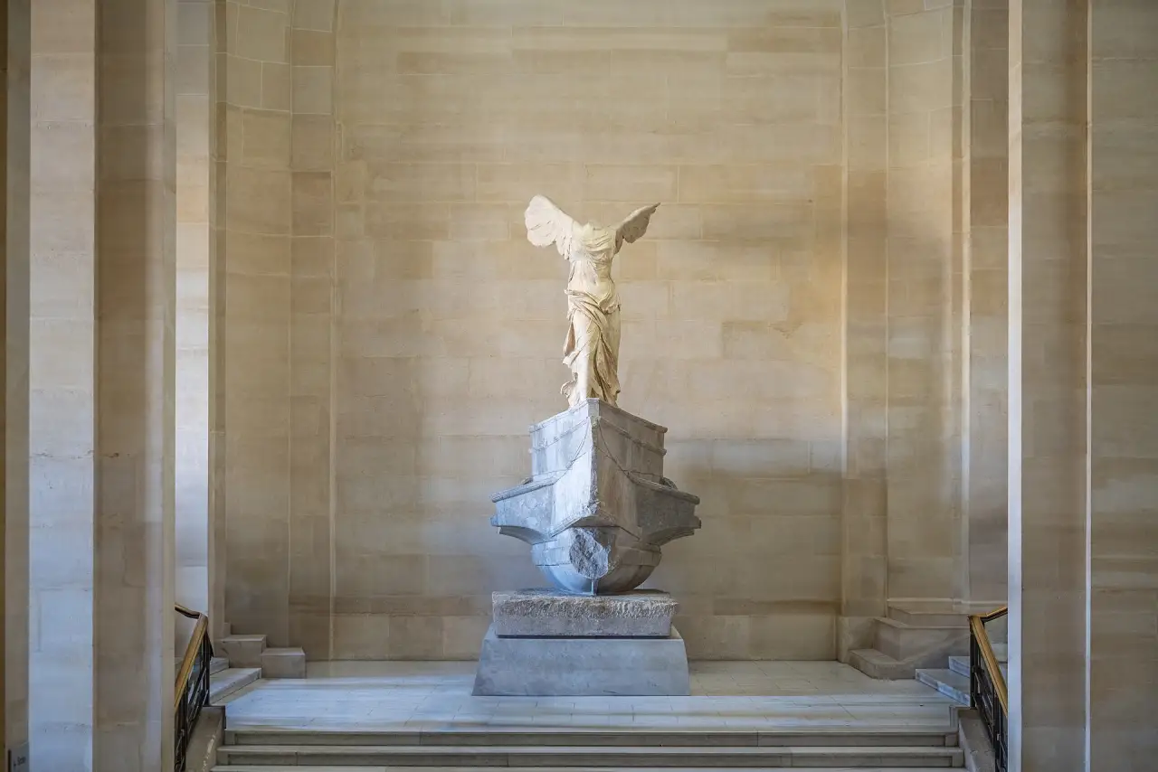 The Winged Victory of Samothrace in the Louvre
