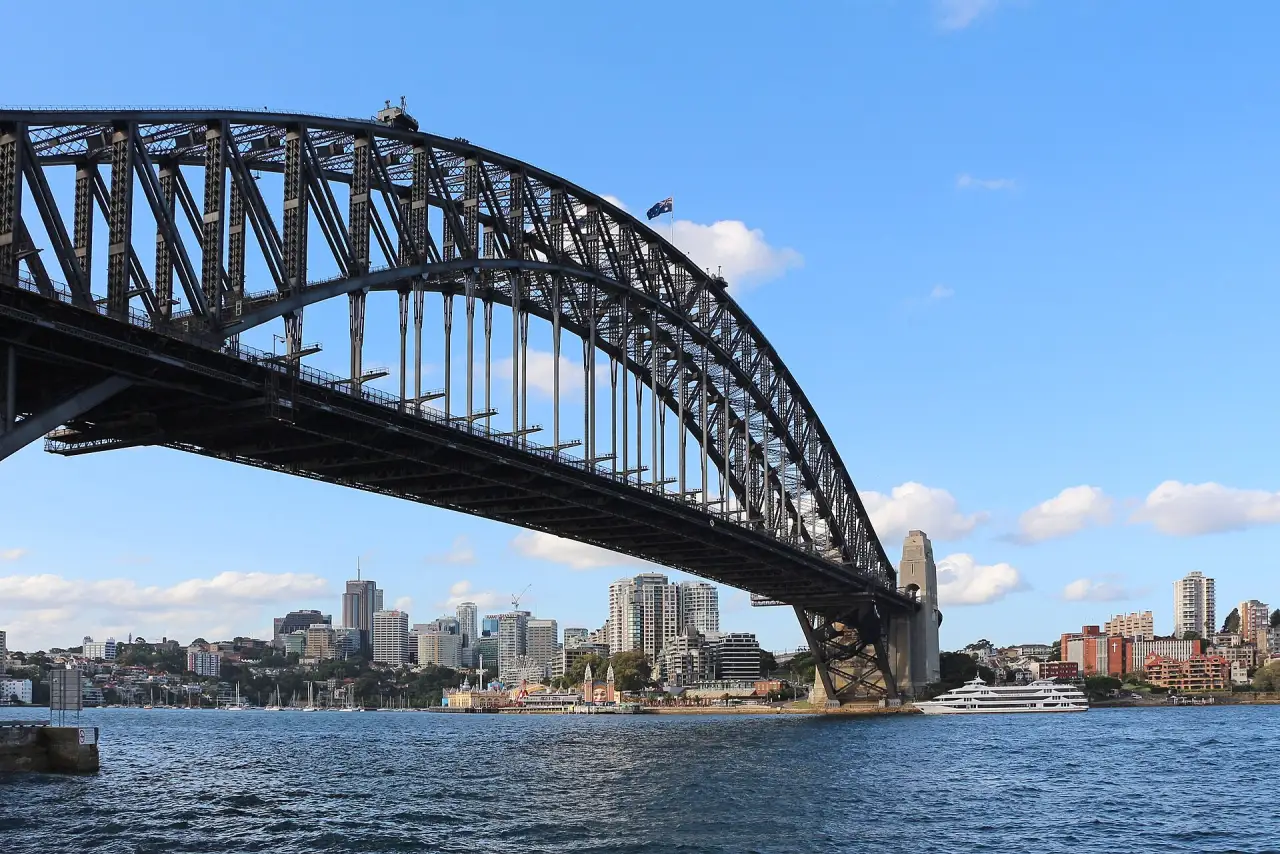Sydney Harbour Bridge from the water Sydney Harbour Bridge from the water
