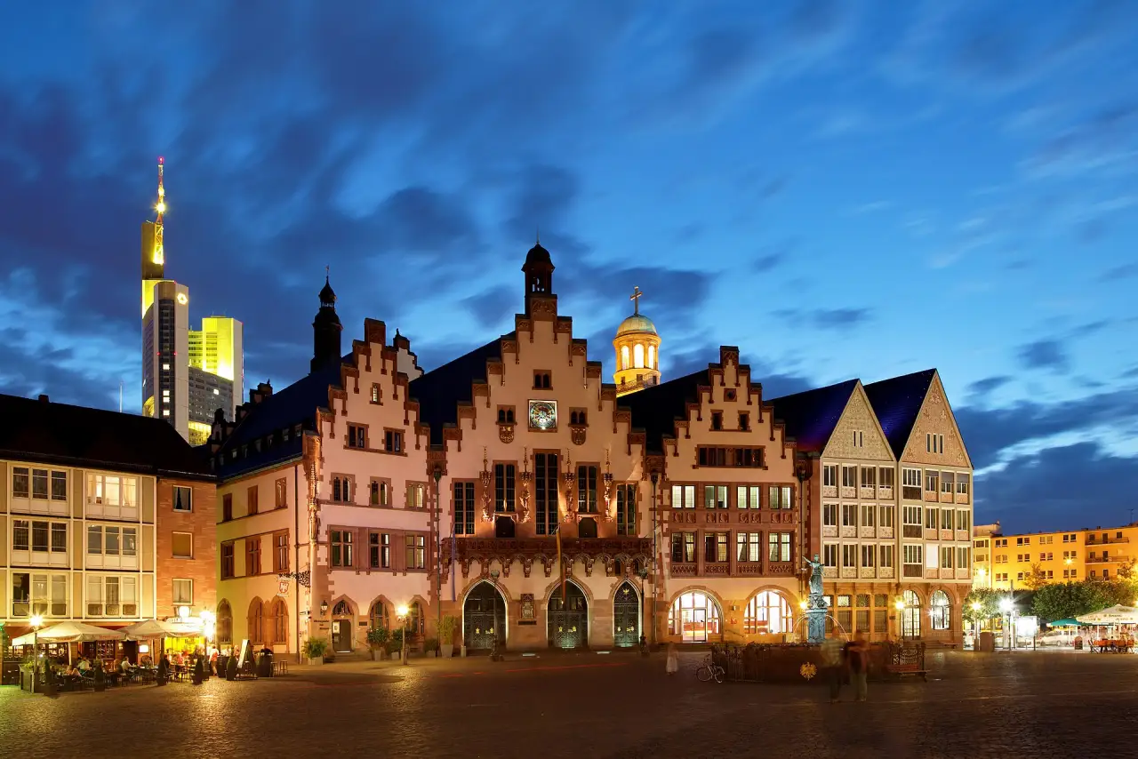 The Römerberg square and old town, Frankfurt