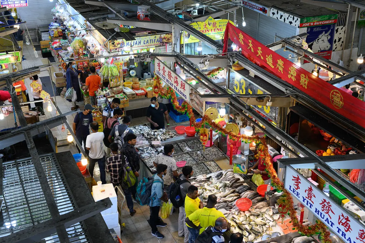 Tekka Centre wet market, Little India